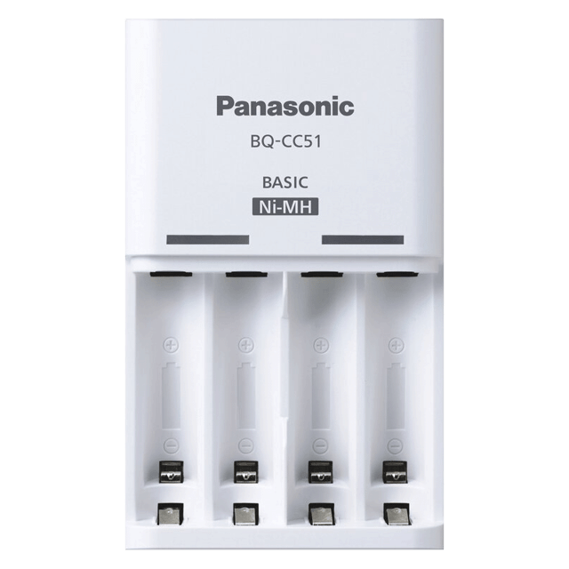 Зарядно за 4 акумулаторни батерии АА / ААА - Panasonic Eneloop