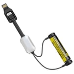 Преносимо магнитно USB зарядно за 1 литиево-йонна батерия NITECORE