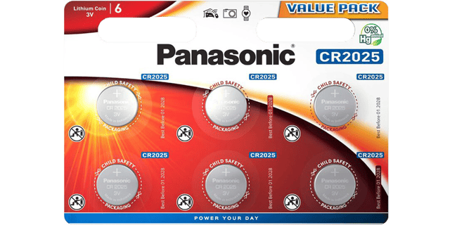Литиеви батерии CR2025 Panasonic CR2025 - 3V