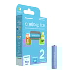 2 Акумулаторни батерии Panasonic Eneloop Lite AAA 550 mAh - 1.2V
