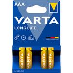 Алкални батерии ААА Varta Longlife AAA - 4 броя