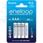 4 Акумулаторни батерии Panasonic Eneloop AAA 800 mAh - 1.2V