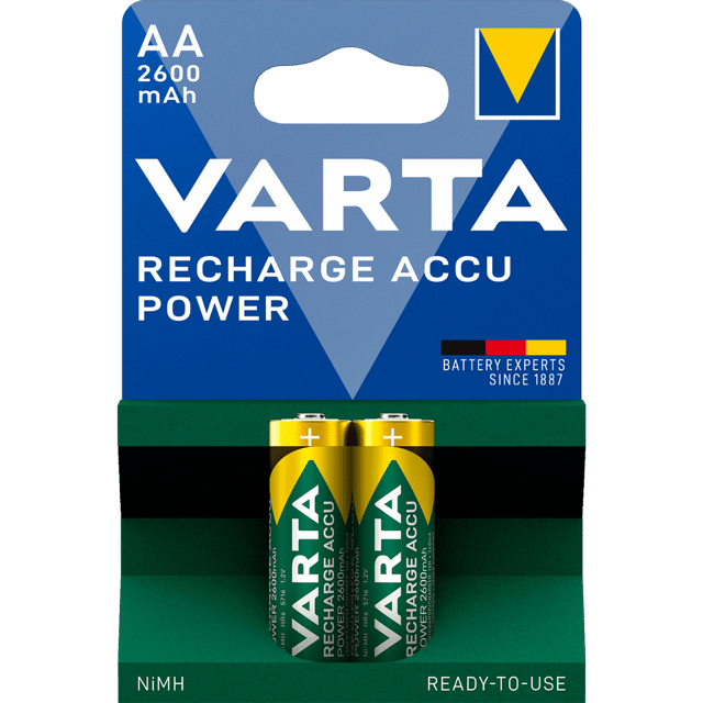 Акумулаторни батерии АА Varta Power AA - 2600 mAh - 1.2V