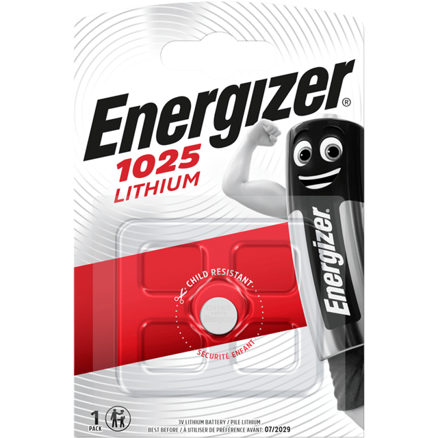 Литиева батерия CR1025 Energizer CR1025 BR1025 DL1025 - 3V