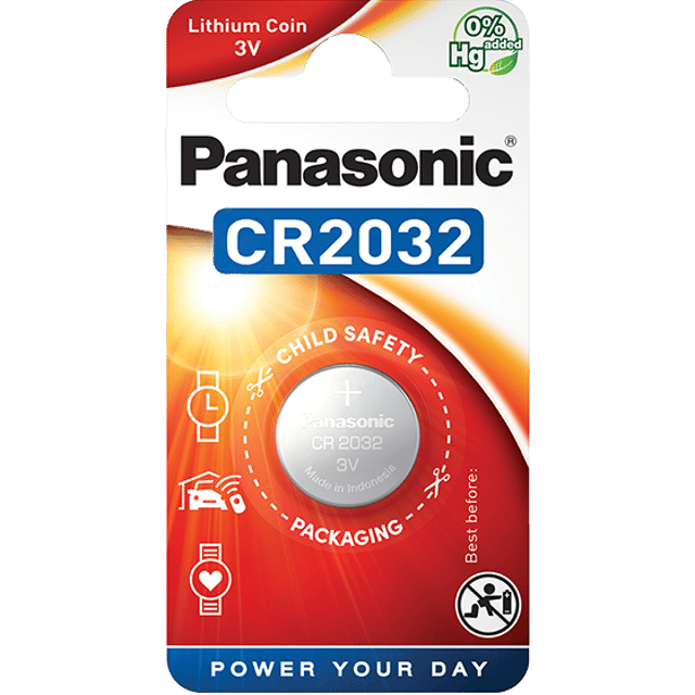 Литиеви батерии CR2032 Panasonic CR2032 - 3V