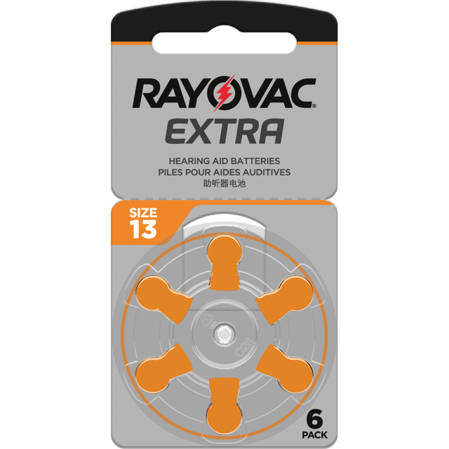6 Батерии за слухов апарат 13 Extra Advance - Rayovac